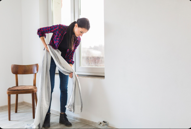 Úklid po malířích